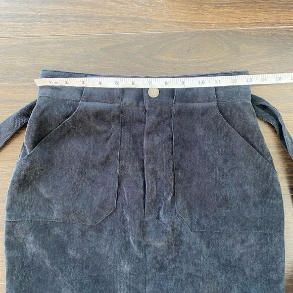 THE FIFTH LABEL | Corduroy Paper-bag Midi Skirt - Picture 15 of 15